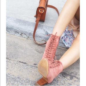 Sezane Lace-up Boots